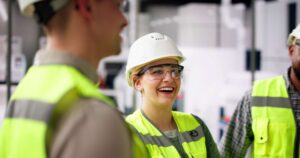 Field-based EC&I engineer working on-site with control systems